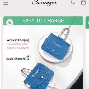 Cassenger leather iPod pro case